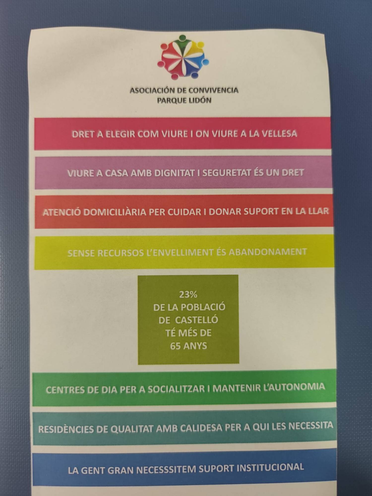 Una vellesa amb dignitat i respecte